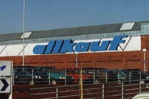 allkauf, Spanntuch Einzelbuchstaben
